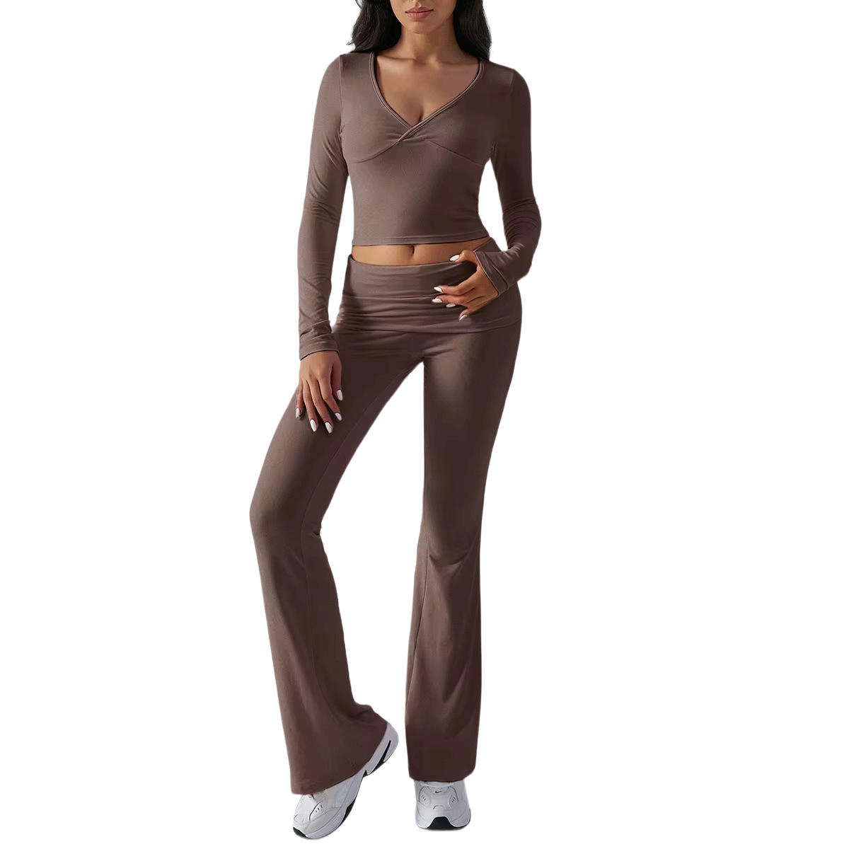 Atelier Two Piece Flared Bottom Co-Ord Set