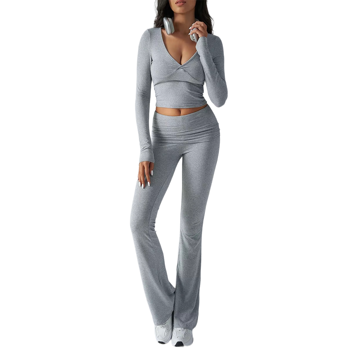 Atelier Two Piece Flared Bottom Co-Ord Set